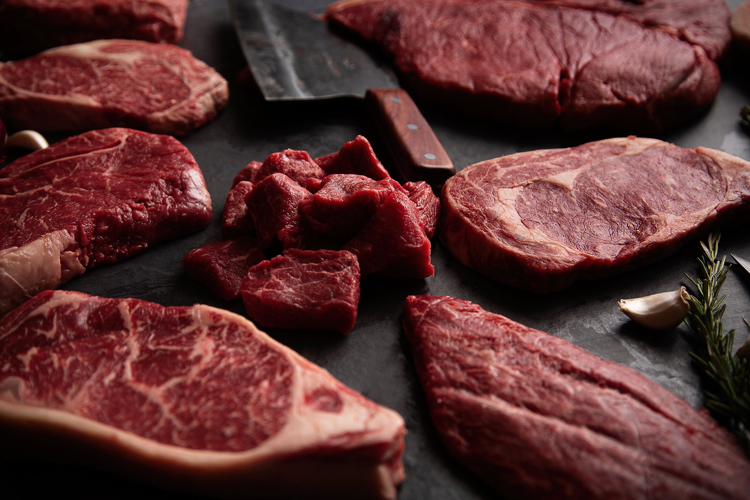 CT Wagyu Fullblood selection spread