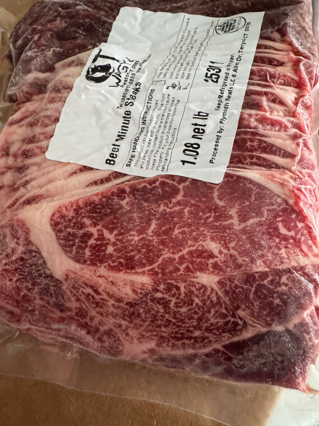 Shaved Steak aka Minute Steaks