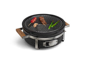 YAKINIKU Shichirin Round Ceramic Teppanyaki & Hibachi Grill