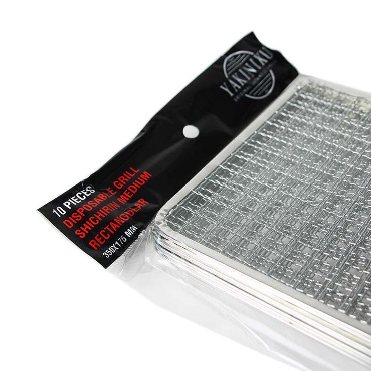 YAKINIKU disposable rectangle M grid 10 pcs