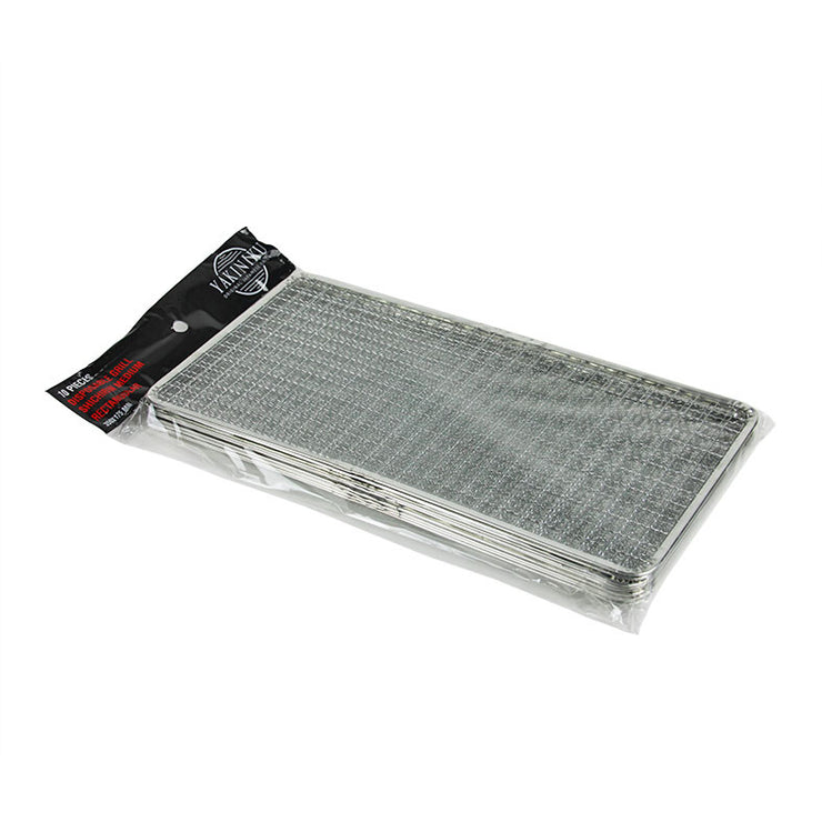 YAKINIKU disposable rectangle M grid 10 pcs
