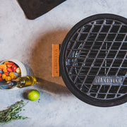 YAKINIKU Shichirin Checkered Grid, Cast Iron